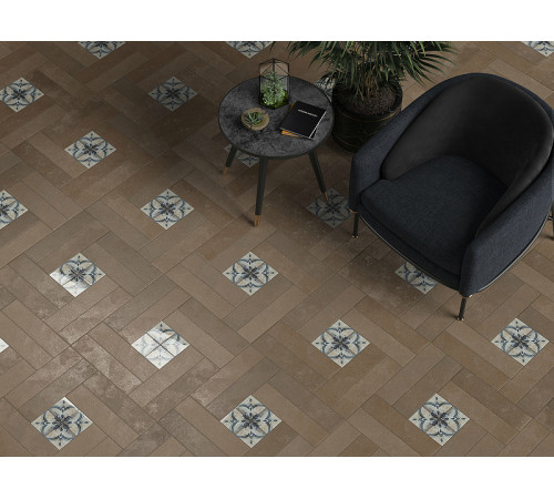 Керамогранит Kerama Marazzi Довиль коричневый матовый SG403700N 9,9х40,2 см