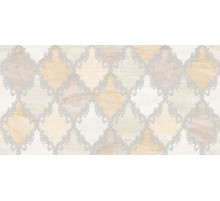 Керамический декор Beryoza Ceramica (Береза керамика) Дубай 3 светло-бежевый 25х50 см