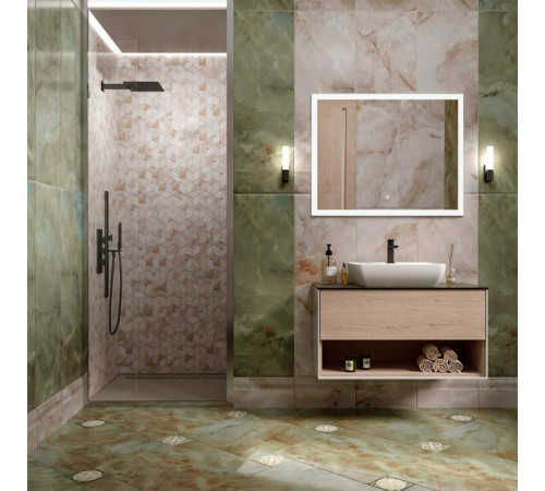 Керамический декор Kerama Marazzi Джардини бежевый светлый мозаичный T01714023 37,5х45 см