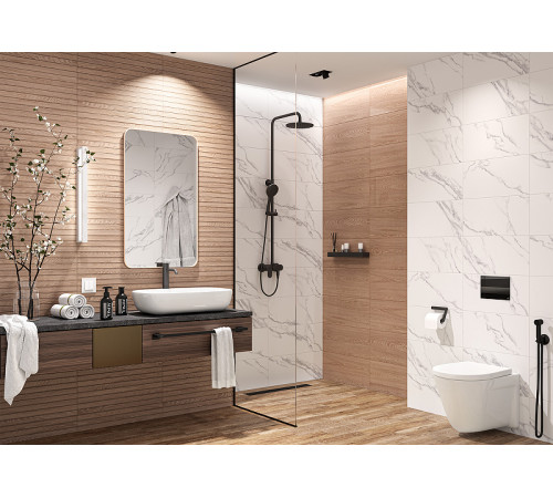 Керамическая плитка GlobalTile Eco Wood GT Бежевый 04 10100001343 настенная 25х60 см