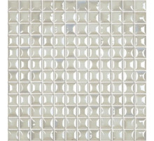 Стеклянная мозаика Vidrepur Edna White Белый 31,7х31,7 см