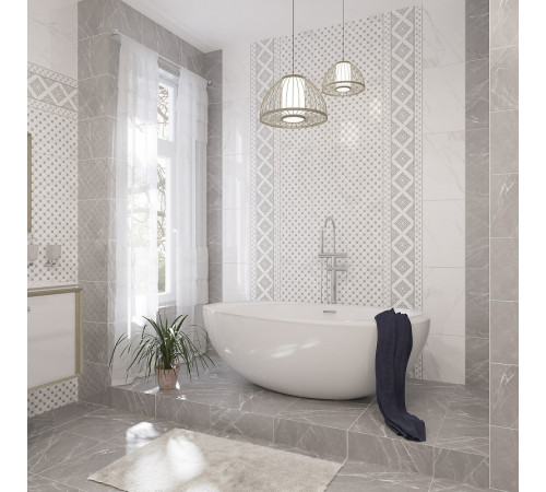 Керамогранит Gracia Ceramica Elegance серый 01 45x45 см