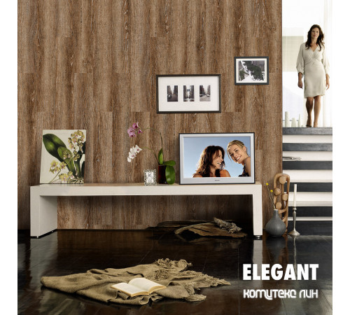 Виниловый ламинат Комитекс Лин Elegant 7004 Dakar Oak 914х152х2 мм