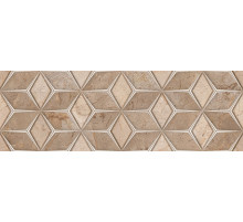 Керамическая плитка Primavera Empressa Brown Decor 04 carving DC06-04 настенная 30x90 см