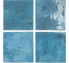 Керамическая плитка DNA Tiles Enamel Square Ocean 123077 настенная 12,5х12,5 см