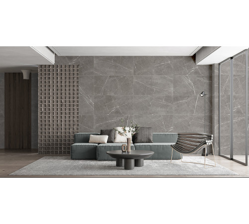 Керамогранит GlobalTile Encanto GT Серый карвинг GT120603001MCR 60х120 см