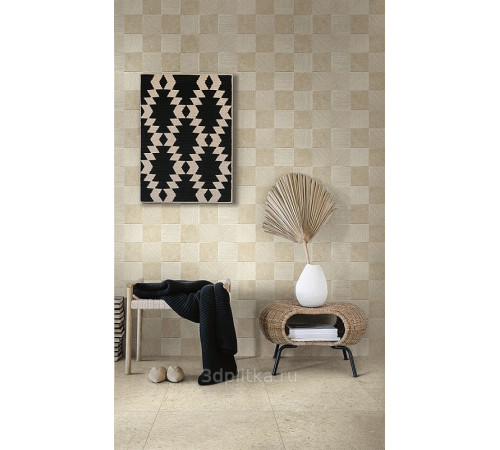 Керамогранит Marazzi Ragno Eterna Blanco Struttura Quadro 3D rett. R8HU  30х90 см