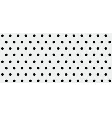 Керамический декор Cersanit Evolution Вставка точки черно-белый EV2G441 20х44 см