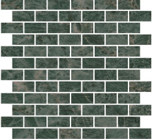 Керамическая мозаика Kerama Marazzi Эвора мозаичный зеленый глянцевый MM13123 30х32 см