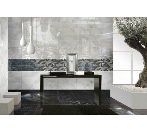 Керамический декор Ceramiche Brennero Excellence Superior Silver Dark 25х75 см