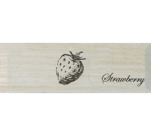 Керамический декор Monopole Ceramica Fruit Decor Creta Strawberry 10х30 см