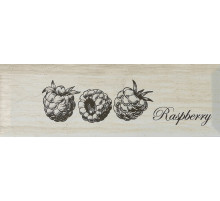 Керамический декор Monopole Ceramica Fruit Decor Creta Raspberry 10х30 см