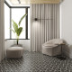 Керамогранит DNA Tiles Fancy Waves Graphite 127011 20х23 см