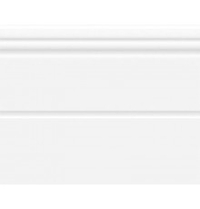Керамический плинтус Шахтинская плитка (Unitile) Флора Керамик белый 01 20х25 см