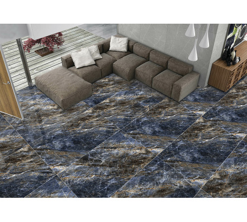 Керамогранит Infinity Ceramica Fortuna Blu High Glossy 60х120 см