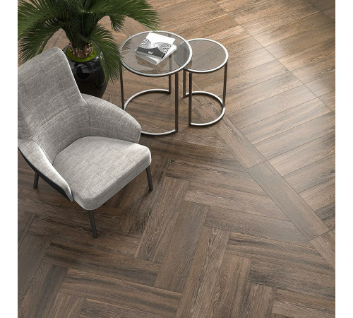 Керамогранит Kerama Marazzi Фрегат темно-коричневый обрезной SG701590R 20х80 см