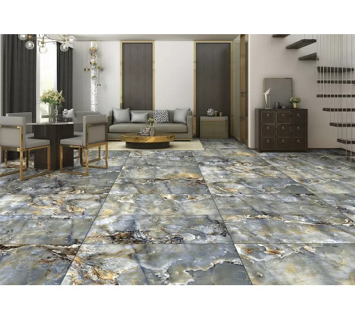 Керамогранит Infinity Ceramica Gelata Oro Scuro High Glossy 60х120 см