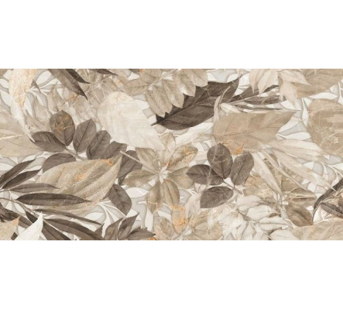 Керамогранит La Fenice Genesis Decoro Flora Warm Rett 60x120 см