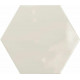 Керамогранит Ceramica Ribesalbes Geometry Hex Creme Glossy PT03137 15х17,3 см