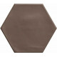 Керамогранит Ceramica Ribesalbes Geometry Hex Brown Matt PT03151 15х17,3 см