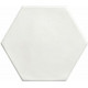 Керамогранит Ceramica Ribesalbes Geometry Hex White Matt PT03146 15х17,3 см