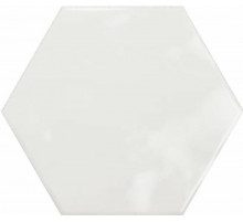 Керамогранит Ceramica Ribesalbes Geometry Hex White Glossy PT03134 15х17,3 см