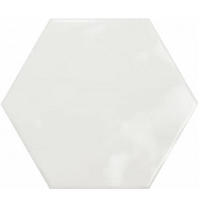 Керамогранит Ceramica Ribesalbes Geometry Hex White Glossy PT03134 15х17,3 см