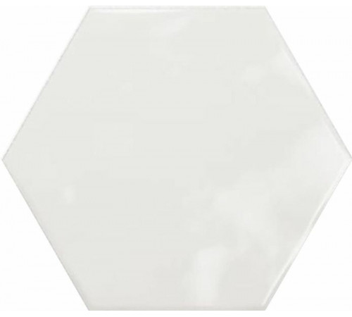 Керамогранит Ceramica Ribesalbes Geometry Hex White Glossy PT03134 15х17,3 см