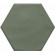 Керамогранит Ceramica Ribesalbes Geometry Hex Green Matt PT03150 15х17,3 см