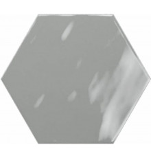 Керамогранит Ceramica Ribesalbes Geometry Hex Grey Glossy PT03138 15х17,3 см