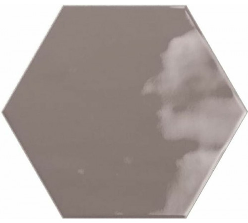 Керамогранит Ceramica Ribesalbes Geometry Hex Charcoal Glossy PT03139 15х17,3 см