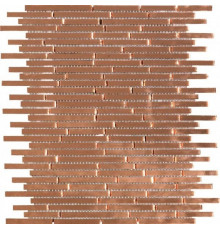 Стеклянная мозаика Dune Glass Mosaics Copper Mirror 26,5х28,5 см