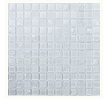 Стеклянная мозаика Orro Mosaic Glass White Crush 30х30 см