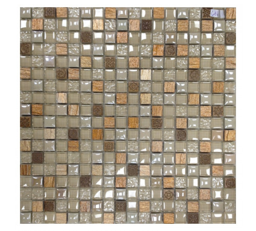 Мозаика Orro Mosaic Glasstone Lavada Beige стекло+камень 30х30 см