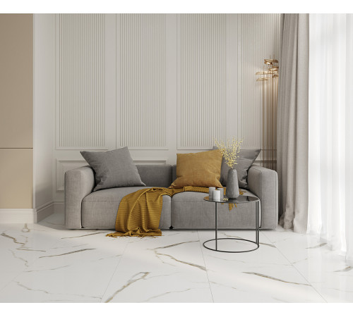 Керамогранит Laparet Golden White Statuario полированный 60x120 см