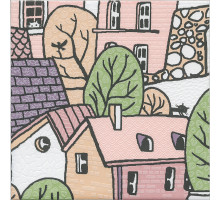 Керамический декор Kerama Marazzi Городок 4 матовый OS\A227\5009 20х20 см