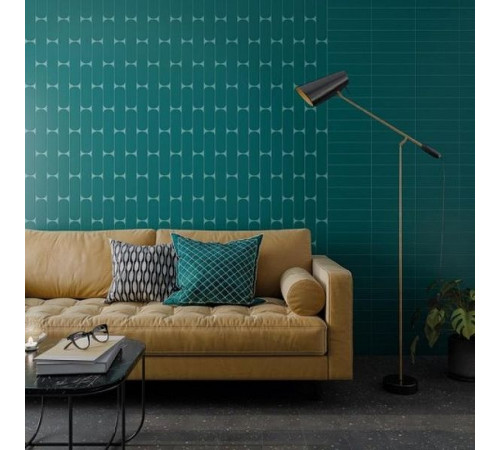 Керамическая плитка WOW Grace O Teal Matt 124921 настенная 7,5x30 см