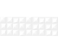 Керамическая плитка Cersanit Gradient Рельеф белый GRS052D настенная 19,8х59,8 см