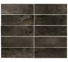 Керамическая плитка Equipe Hanoi Black Ash 30031 настенная 6,5х20 см