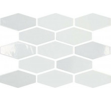 Керамическая плитка Ape Harlequin White 07975-0001 настенная 10х20 см