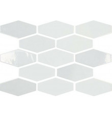 Керамическая плитка Ape Harlequin White 07975-0001 настенная 10х20 см