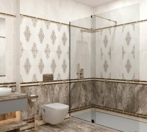 Керамическая плитка Eurotile (Rus) Hermitage Brown настенная 30х60 см