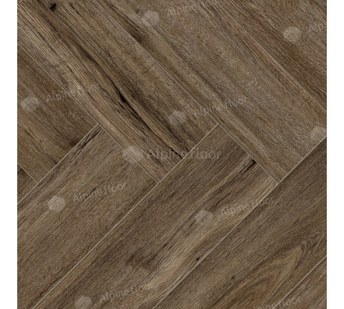 Ламинат Alpine Floor Herringbone 12 Pro LF106-10 Дуб Бордо 606х101х12 мм