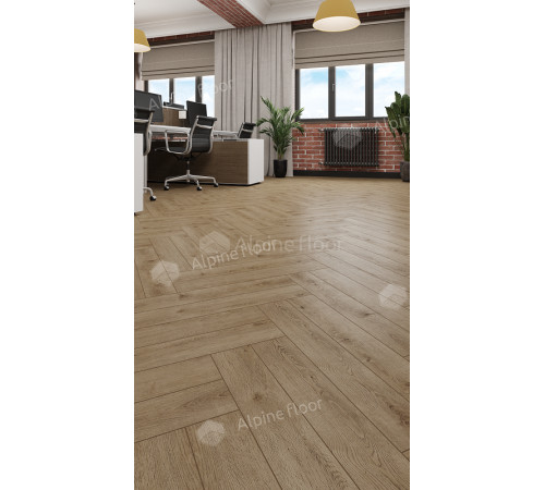 Ламинат Alpine Floor Herringbone 12 Pro  LF106-07 Дуб Прованс 606х101х12 мм