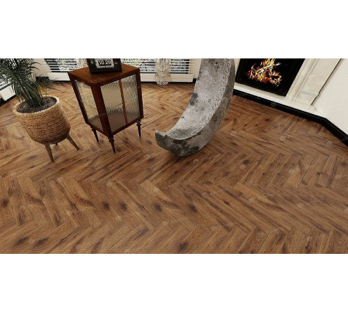 Ламинат Alpine Floor Herringbone 12  LF105-11 Дуб Умбрия 600х100х12 мм