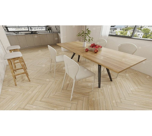 Ламинат Alpine Floor Herringbone 12 LF105-04 Дуб Эльба 600х100х12 мм