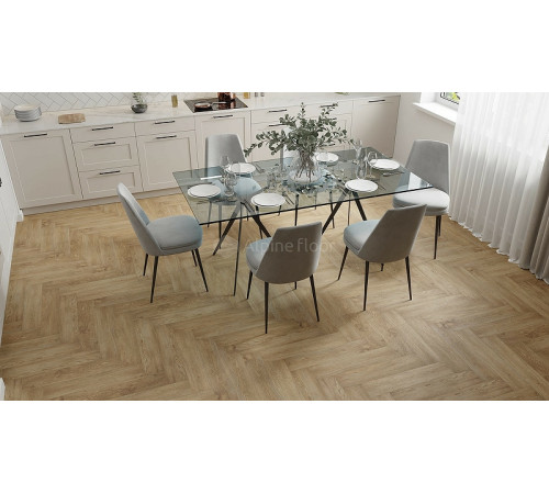 Ламинат Alpine Floor Herringbone LF102-04 Дуб Тулуза 606х101х8 мм