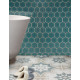 Керамическая мозаика StarMosaic Hexagon big Green Glossy JJFQ80071 25,6x29,5 см