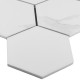 Керамическая мозаика StarMosaic Hexagon big Carrara Matt PMFQ82223 25,6x29,5 см