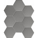 Керамическая мозаика StarMosaic Hexagon big Grey Matt FQ21016 25,6x29,5 см